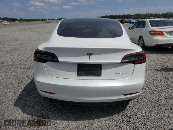 2022 Tesla Model 3 Long Range with VIN 5YJ3E1EB7NF342309, listed as a Copart auction lot 48282775 with 40,180 mi miles and Salvage Title. Bid and sale history available at DreamBid. Image 6.