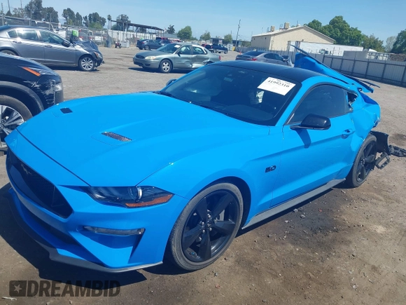 2022 Ford Mustang GT with VIN 1FA6P8CFXN5107884, listed as a IAAI auction lot 41992310 with 34,673 mi miles and . Bid and sale history available at DreamBid. Image 2.