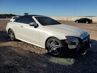 2018 Mercedes-Benz E-Class E 400 with VIN WDD1K6FB9JF057425, listed as a Copart auction lot 79957714 with 62,411 mi miles and Salvage Title. Bid and sale history available at carsss.com. Image 4.