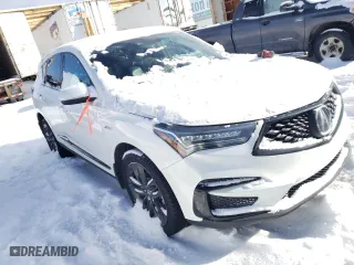 2020 Acura RDX w/A-Spec Pkg with VIN 5J8TC2H69LL803452, listed as a Copart auction lot 88956225 with 120,948 mi miles and Salvage Title. Bid and sale history available at carsss.com. Image 4.