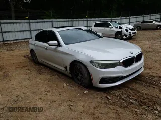 2018 BMW 5 Series 530i with VIN WBAJA5C53JG898430, listed as a Copart auction lot 54243195 with 129,854 mi miles and Salvage title. Bid and sale history available at DreamBid. Image 13.