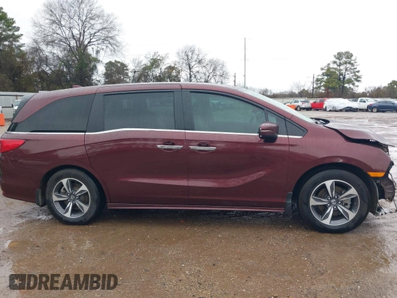 2019 Honda Odyssey Touring with VIN 5FNRL6H82KB060023, listed as a IAAI auction lot 41451199 with 82,994 mi miles. Bid and sale history available at carsss.com. Image 14.
