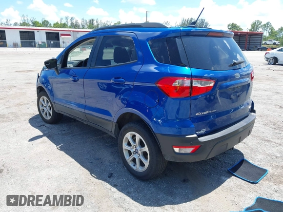 2021 Ford EcoSport SE with VIN MAJ6S3GL5MC451215, listed as a IAAI auction lot 42531927 with 50,985 mi miles and . Bid and sale history available at DreamBid. Image 3.