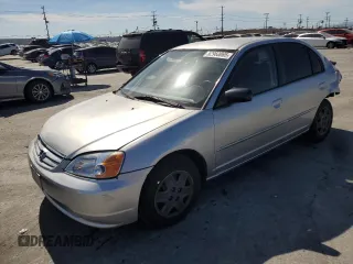 2003 Honda Civic LX z VIN 2HGES16573H552945, wystawiony jako Copart lot #52960065 z przebiegiem 55 293 mil mil oraz Szkoda całkowita • Salvage title. Historia ofert i sprzedaży dostępna na DreamBid. Obrazek 1.