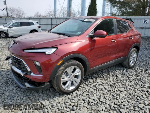 2024 Buick Encore GX Preferred with VIN KL4AMBS27RB011236, listed as a Copart auction lot 48863745 with 7,054 mi miles and Salvage title. Bid and sale history available at DreamBid. Image 1.