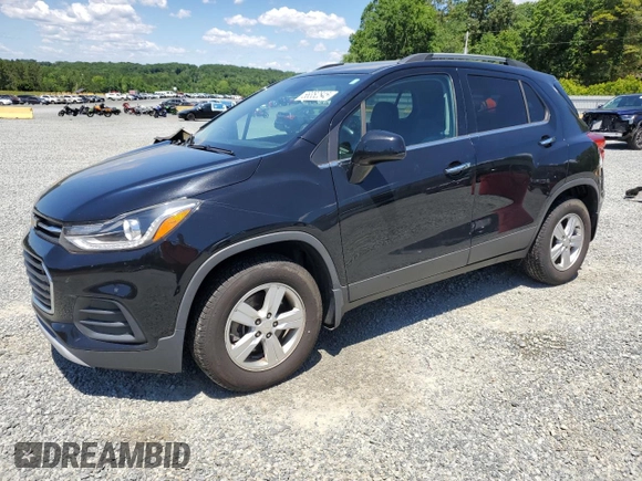 2020 Chevrolet Trax LT with VIN 3GNCJPSB6LL127304, listed as a Copart auction lot 58352545 with Not provided miles and Salvage title. Bid and sale history available at DreamBid. Image 1.