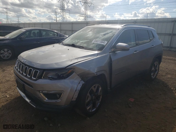 2020 Jeep Compass Limited with VIN 3C4NJCCB7LT158389, listed as a Copart auction lot 69831564 with NaN miles and Salvage Title. Bid and sale history available at carsss.com. Image 1.