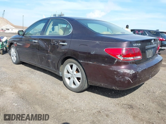 2005 Lexus ES 330 with VIN JTHBA30G255105717, listed as a IAAI auction lot 42083955 with 198,185 mi miles. Bid and sale history available at carsss.com. Image 3.