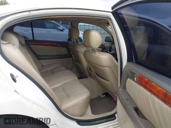 2000 Lexus GS 300 with VIN JT8BD68S0Y0085924, listed as a IAAI auction lot 42145961 with 263,111 mi miles and . Bid and sale history available at DreamBid. Image 8.