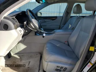 2012 Lexus LS 460 with VIN JTHCL5EF5C5014190, listed as a Copart auction lot 42741145 with 113,385 mi miles and Salvage title. Bid and sale history available at DreamBid. Image 7.