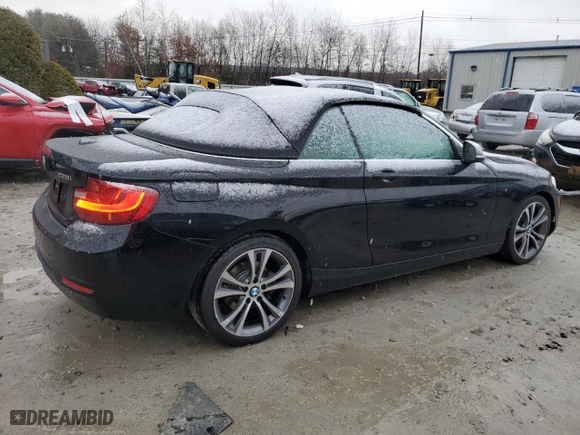 2015 BMW 2 Series 228i xDrive with VIN WBA1K7C50FV472531, listed as a Copart auction lot 83634714 with 106,666 mi miles and Clean Title. Bid and sale history available at carsss.com. Image 3.