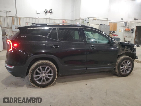 2022 GMC Terrain SLT with VIN 3GKALPEV1NL311962, listed as a Copart auction lot 50881925 with 57,224 mi miles and Salvage Title. Bid and sale history available at carsss.com. Image 3.