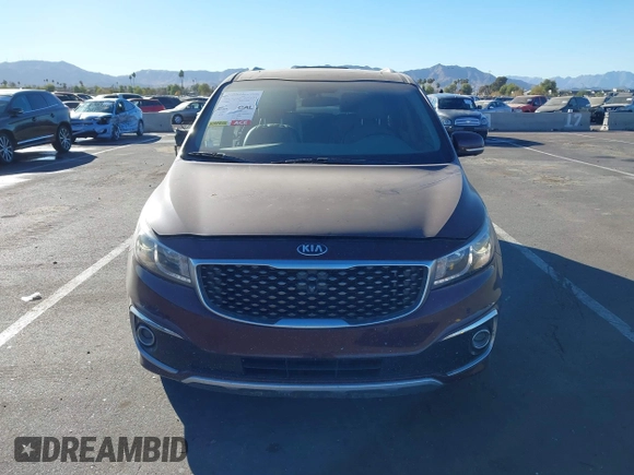 2015 Kia Sedona SX-L with VIN KNDME5C15F6046322, listed as a IAAI auction lot 41301459 with 76,026 mi miles and . Bid and sale history available at DreamBid. Image 12.