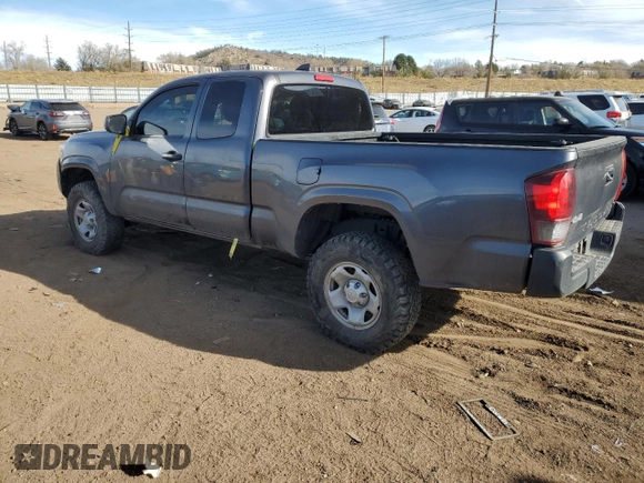 2021 Toyota Tacoma SR with VIN 3TYSX5EN1MT007634, listed as a Copart auction lot 81988814 with 104,002 mi miles and Salvage title. Bid and sale history available at DreamBid. Image 2.
