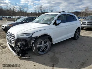 2018 Audi SQ5 Premium Plus with VIN WA1A4AFY9J2046504, listed as a Copart auction lot 52358205 with 60,022 mi miles and Salvage Title. Bid and sale history available at carsss.com. Image 1.