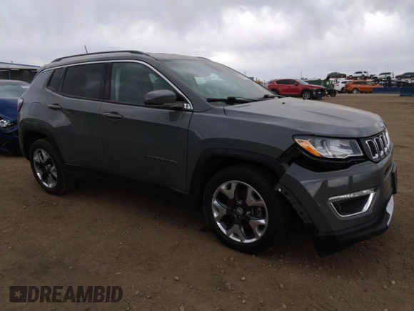 2020 Jeep Compass Limited with VIN 3C4NJCCB9LT170785, listed as a Copart auction lot 53403655 with 55,763 mi miles and Clean Title. Bid and sale history available at carsss.com. Image 4.