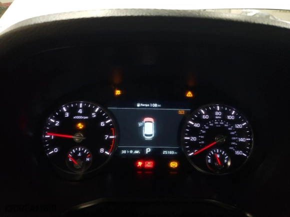 2022 Kia Telluride SX with VIN 5XYP5DHC4NG279864, listed as a Copart auction lot 46262815 with 25,183 mi miles and Salvage Title. Bid and sale history available at carsss.com. Image 9.