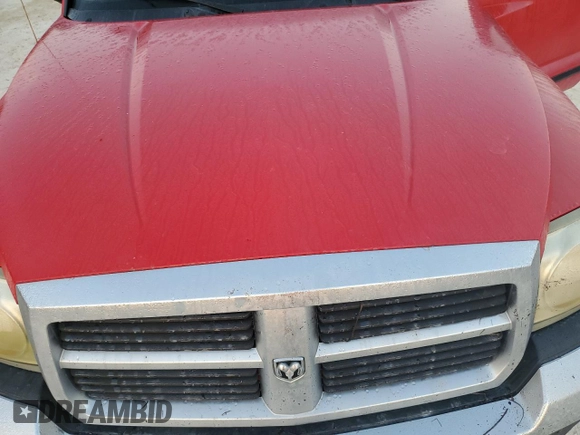 2005 Dodge Dakota SLT with VIN 1D7HE48K45S204044, listed as a Copart auction lot 76257834 with Not Provided miles and Salvage Title. Bid and sale history available at DreamBid. Image 11.