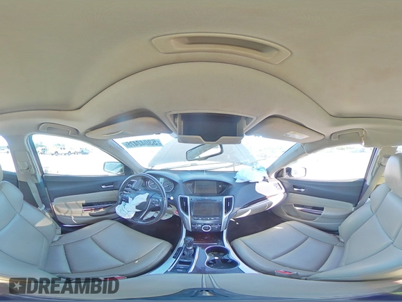 2015 Acura TLX with VIN 19UUB1F38FA014400, listed as a Copart auction lot 53042475 with Not provided miles and Salvage title. Bid and sale history available at DreamBid. Image 12.