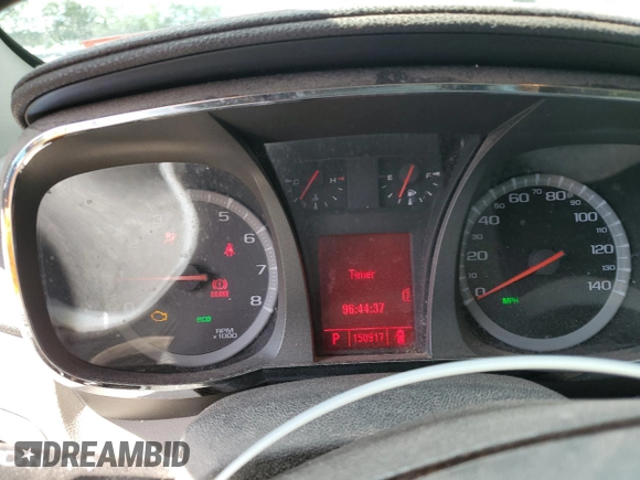 2011 GMC Terrain SLE-2 with VIN 2CTALSEC8B6467143, listed as a Copart auction lot 57233255 with 150,917 mi miles and Salvage title. Bid and sale history available at DreamBid. Image 9.