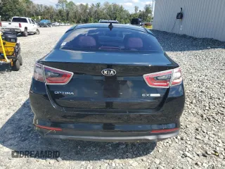 2016 Kia Optima Hybrid EX with VIN KNAGN4ADXG5094181, listed as a Copart auction lot 73480994 with 90,721 mi miles and Salvage Title. Bid and sale history available at carsss.com. Image 6.