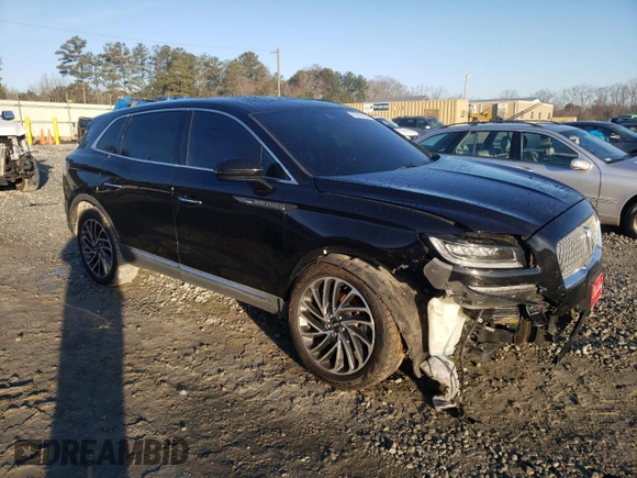 2019 Lincoln Nautilus Reserve with VIN 2LMPJ6L92KBL31463, listed as a Copart auction lot 42916235 with 72,521 mi miles and Salvage title. Bid and sale history available at DreamBid. Image 4.