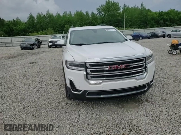 2023 GMC Acadia SLT with VIN 1GKKNML45PZ100413, listed as a Copart auction lot 54445055 with 34,377 mi miles and Salvage title. Bid and sale history available at DreamBid. Image 14.
