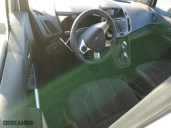 2018 Ford Transit Connect Van XLT with VIN NM0LS7F77J1373615, listed as a Copart auction lot 42591255 with 0 mi miles and Salvage Title. Bid and sale history available at carsss.com. Image 8.