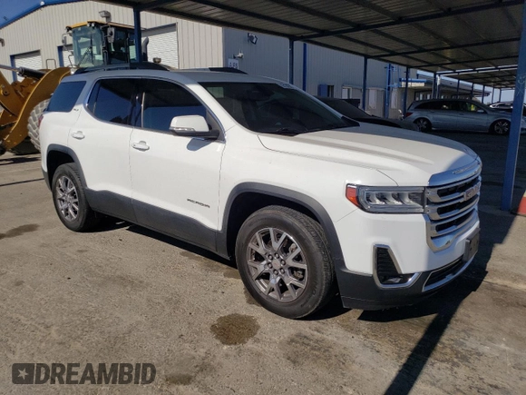 2020 GMC Acadia SLT with VIN 1GKKNULS4LZ165889, listed as a Copart auction lot 63130585 with 39,254 mi miles and Salvage title. Bid and sale history available at DreamBid. Image 4.