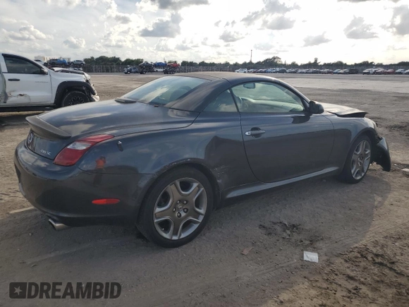 2006 Lexus SC 430 z VIN JTHFN48YX69001561, wystawiony jako Copart lot #44776165 z przebiegiem 91 337 mil mil oraz Szkoda całkowita • Salvage title. Historia ofert i sprzedaży dostępna na DreamBid. Obrazek 3.
