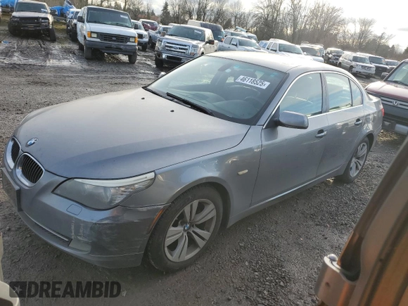 2009 BMW 5 Series 528i with VIN WBANU53519C123474, listed as a Copart auction lot 46118525 with 87,782 mi miles and Clean Title. Bid and sale history available at carsss.com. Image 1.