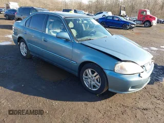 2000 Honda Civic EX with VIN 1HGEJ8649YL047194, listed as a IAAI auction lot 41526765 with 127,697 mi miles. Bid and sale history available at carsss.com. Image 1.