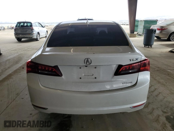 2015 Acura TLX Technology with VIN 19UUB3F56FA006082, listed as a Copart auction lot 59322845 with 127,577 mi miles and Salvage title. Bid and sale history available at DreamBid. Image 6.