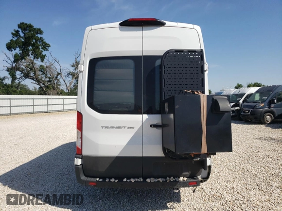 2021 Ford Transit Cargo with VIN 1FTBW3X85MKA89109, listed as a Copart auction lot 56777475 with Not provided miles and Salvage title. Bid and sale history available at DreamBid. Image 6.
