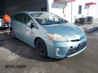 2013 Toyota Prius One with VIN JTDKN3DU6D5557058, listed as a IAAI auction lot 41765281 with 118,128 mi miles. Bid and sale history available at carsss.com. Image 1.