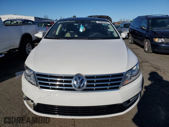 2014 Volkswagen CC Lux with VIN WVWRP7AN6EE528612, listed as a Copart auction lot 84805884 with 92,024 mi miles and Salvage Title. Bid and sale history available at carsss.com. Image 5.