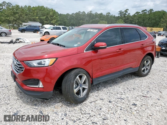 2020 Ford Edge SEL with VIN 2FMPK3J94LBA97645, listed as a Copart auction lot 59219625 with 43,349 mi miles and Salvage title. Bid and sale history available at DreamBid. Image 1.