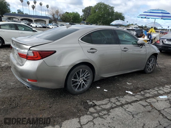 2017 Lexus ES with VIN 58ABK1GG8HU051492, listed as a Copart auction lot 47667255 with 112,340 mi miles and Salvage Title. Bid and sale history available at carsss.com. Image 3.