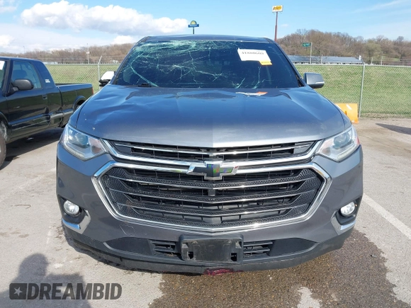 2018 Chevrolet Traverse LT Cloth with VIN 1GNERGKW9JJ216082, listed as a IAAI auction lot 41880608 with 130,084 mi miles and . Bid and sale history available at DreamBid. Image 12.