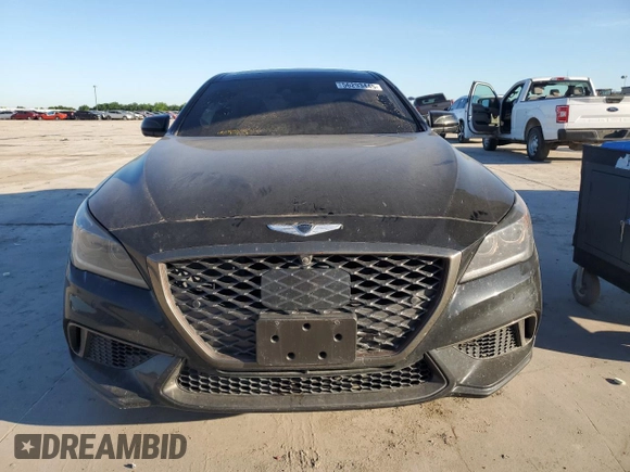 2018 Genesis G80 Sport с VIN KMHGN4JB9JU222730, выставлен на аукционе Copart как лот 56293445 с пробегом 65 924 миль миль и Списание • Salvage title. История ставок и продаж доступна на DreamBid. Изображение 5.
