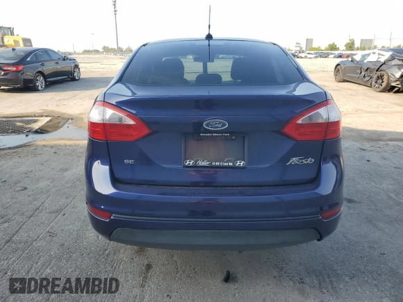 2016 Ford Fiesta SE with VIN 3FADP4BJ4GM114039, listed as a Copart auction lot 55833385 with 81,343 mi miles and Salvage Title. Bid and sale history available at DreamBid. Image 6.