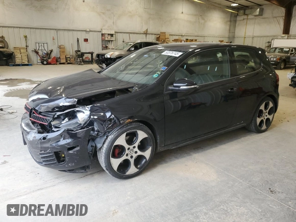 2012 Volkswagen GTI w/Conv & Sunroof with VIN WVWEV7AJ5CW023427, listed as a Copart auction lot 53376745 with 110,852 mi miles and Clean title. Bid and sale history available at DreamBid. Image 1.