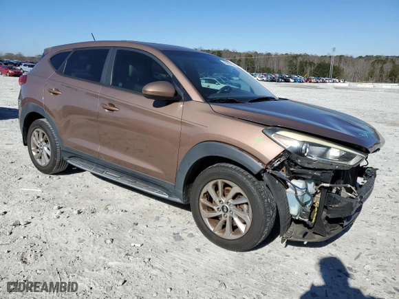 2017 Hyundai Tucson SE with VIN KM8J23A46HU305150, listed as a Copart auction lot 45958185 with 123,922 mi miles and Salvage Title. Bid and sale history available at carsss.com. Image 4.