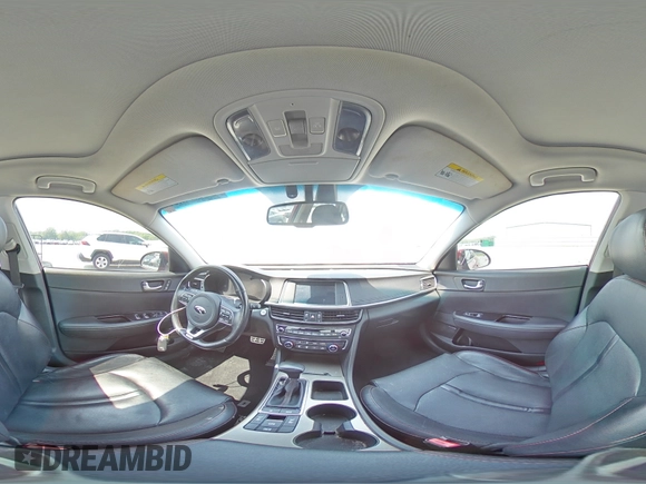 2016 Kia Optima SX Turbo with VIN 5XXGW4L27GG095764, listed as a Copart auction lot 54824235 with 87,231 mi miles and Salvage title. Bid and sale history available at DreamBid. Image 15.