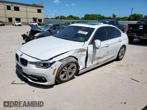 2018 BMW 3 Series 330i with VIN WBA8B9C57JEE80972, listed as a Copart auction lot 61270255 with 81,658 mi miles and Salvage title. Bid and sale history available at DreamBid. Image 1.
