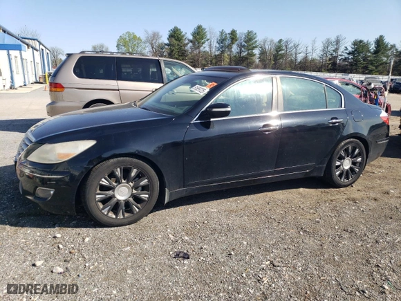 2009 Hyundai Genesis with VIN KMHGC46E29U030361, listed as a Copart auction lot 51669725 with 276,498 mi miles and Salvage Title. Bid and sale history available at carsss.com. Image 1.