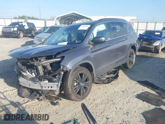 2022 Honda Pilot Special Edition with VIN 5FNYF5H27NB032330, listed as a IAAI auction lot 41522565 with Not Provided miles and . Bid and sale history available at carsss.com. Image 2.