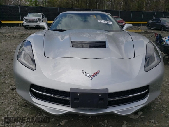 2017 Chevrolet Corvette 3LT z VIN 1G1YF2D78H5114503, wystawiony jako Copart lot #53100385 z przebiegiem 19 329 mil mil oraz Szkoda całkowita • Salvage title. Historia ofert i sprzedaży dostępna na DreamBid. Obrazek 5.