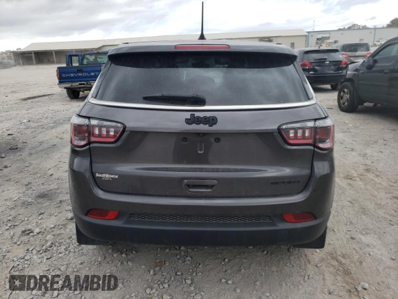 2022 Jeep Compass Sport with VIN 3C4NJCAB3NT103282, listed as a Copart auction lot 79294214 with 37,925 mi miles and Salvage Title. Bid and sale history available at carsss.com. Image 6.