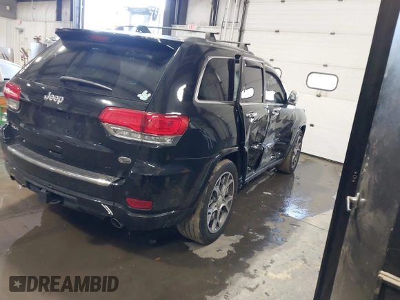 2020 Jeep Grand Cherokee Overland with VIN 1C4RJFCG6LC435298, listed as a IAAI auction lot 41378617 with 58,000 mi miles. Bid and sale history available at carsss.com. Image 4.